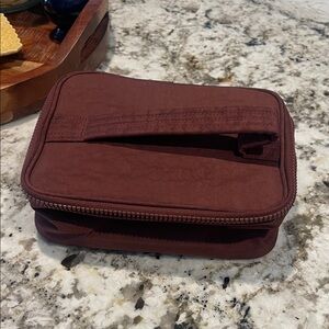 BAGGU Brown small Cosmetic Bag Mahagony